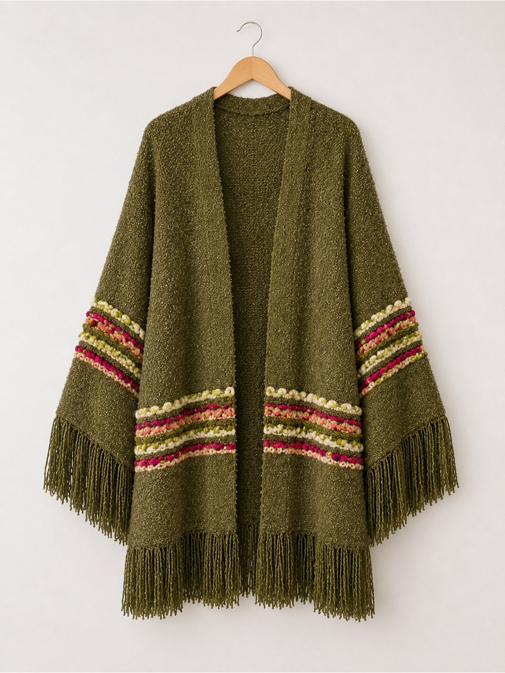 Kimono Sleeve Oversized Cardigan-Size M/L